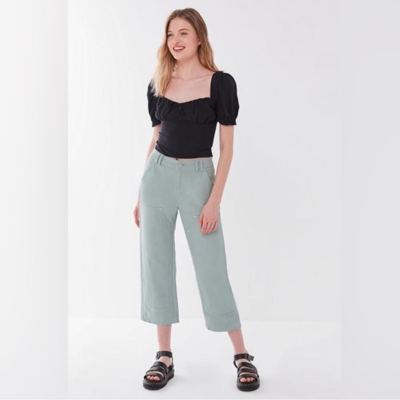 Urban Outfitters Black Cassia Puff Sleeve Top - Picture 4 of 5